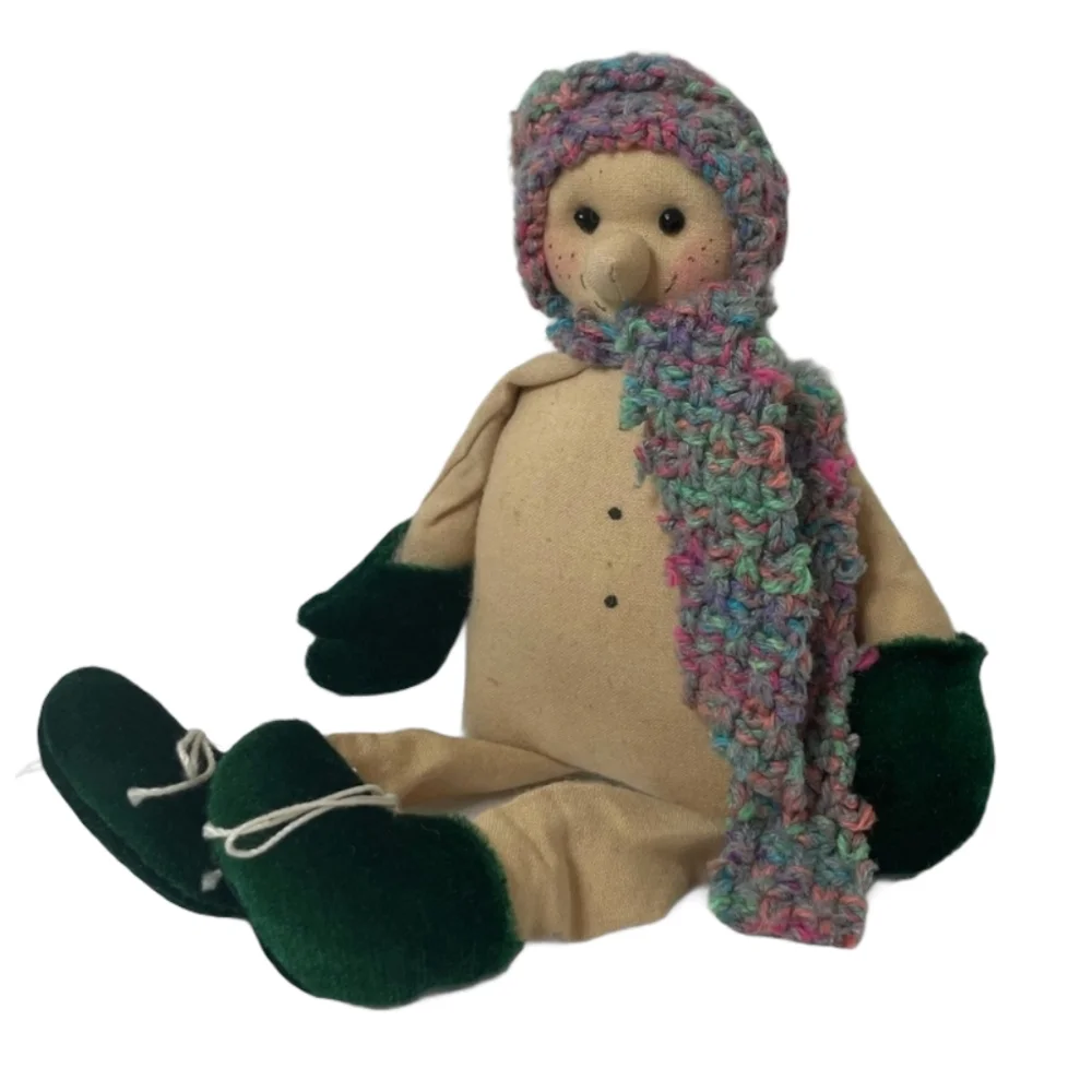 Hand Crafted snowman whimsical